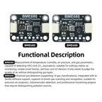 BME688 Sensor Module BME680 Air Quality Sensor VOC Temperature Humidity Pressure Sensor Low‑Power I2C Gas Sensor For Smart Home