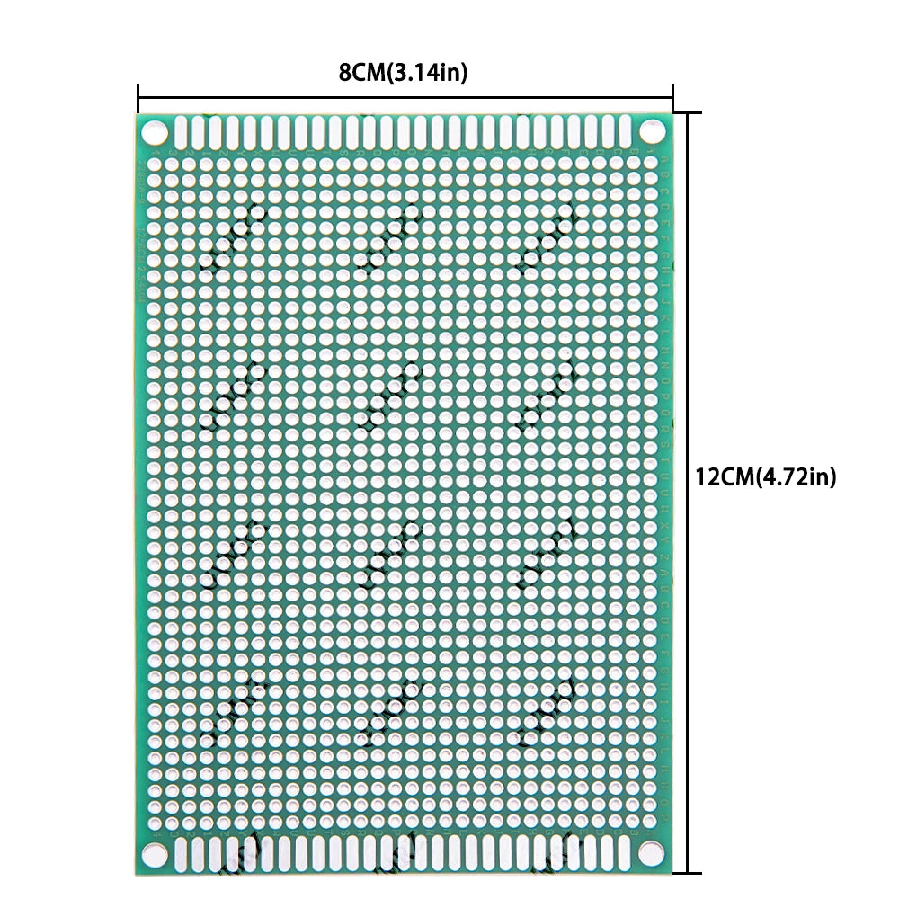 5x7cm/2x8cm/3x7cm/9x15cm/8x12cm Universal Through Hole Perfboard Double Sided PCB Prototype Board  Perfboard for DIY Electronics