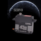 40KG Digital Servo Waterproof Large Torque Metal Gear 180° with 25T Servo Arm Digital Servo Kit for 1/8 1/10 RC Car RC Robot