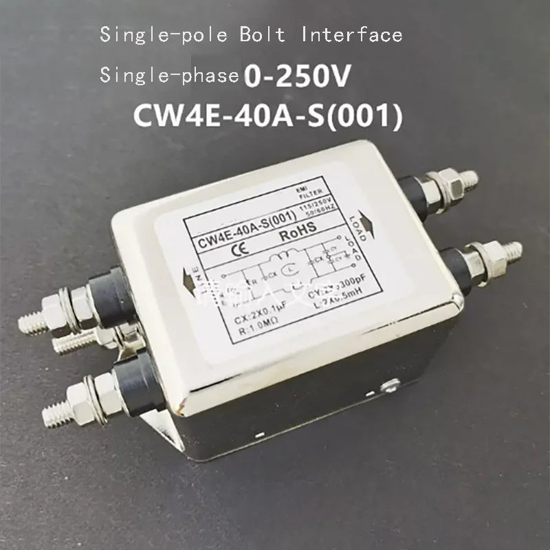 New 220V AC Anti-interference Power Supply EMI Filter CW4L2 CW4L2-20A-S CW4L2-6A-S CW4L2-10A-S CNC Purifier for Enhanced Perform