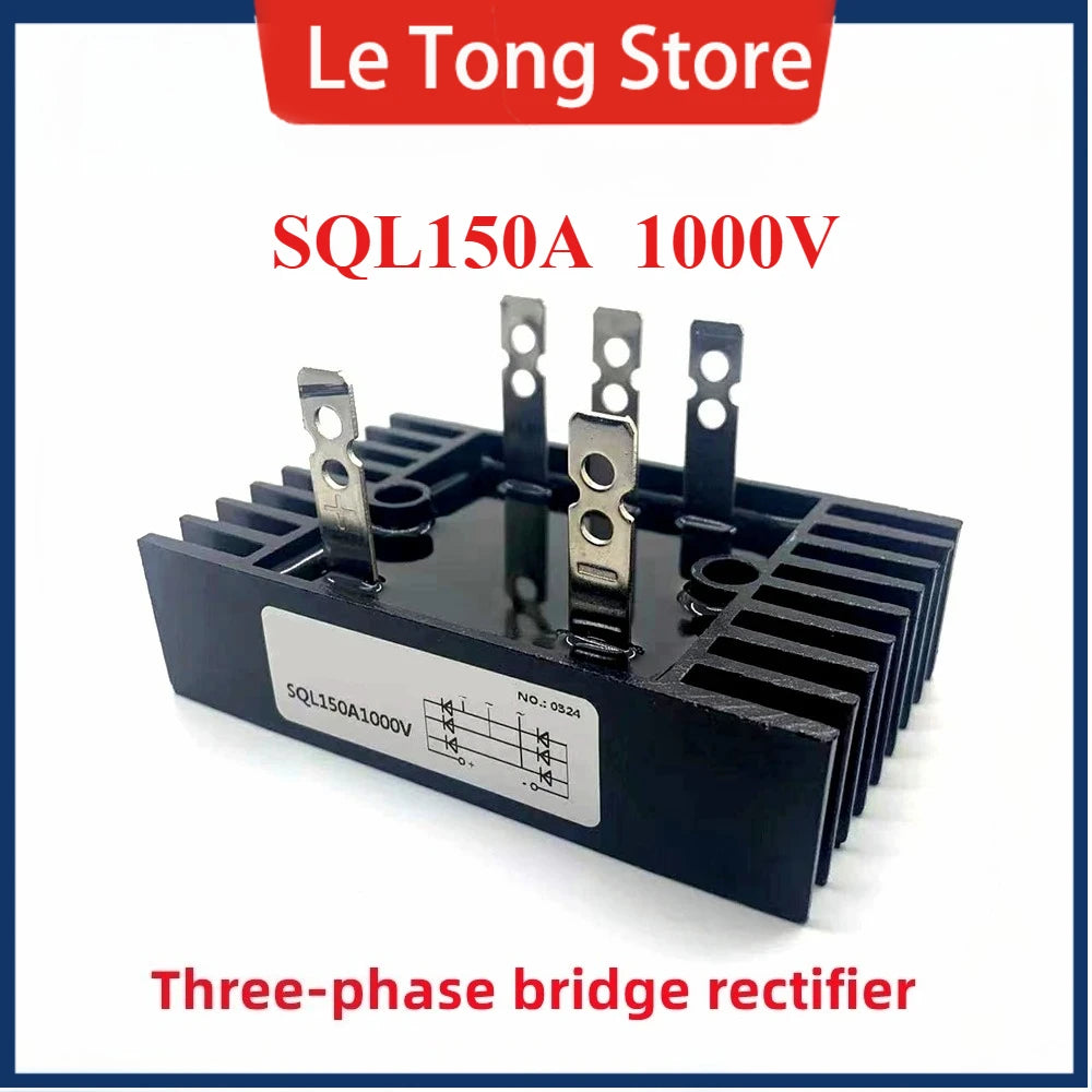 Single-phase bridge module rectifier SQL100A 150A 1000V 1600V   Three-phase bridge rectifier