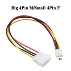 20cm Power 6Pin 8Pin 4Pin 15Pin SATA Male to 4Pin IDE Molex Female 15Pin SATA Female Power Cable Computer Cable 6Pin To 8Pin