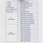 XY-AP3002 600W Power Amplifier Board With TPA3255 Chip For HiFi Audio Home Theater And Outdoor Performance Sinixy Audio