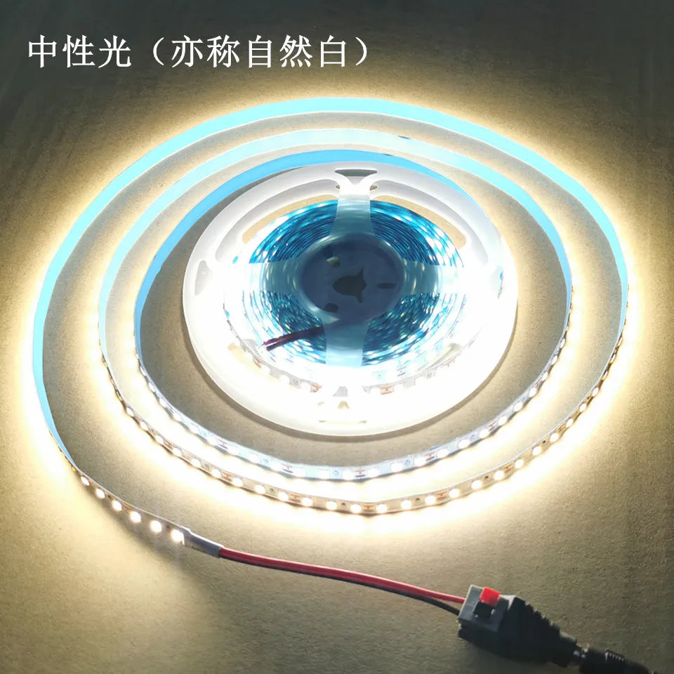 12V LED Strip 2835 8mm 5m IP20 Non Waterproof 120LEDs/m Blue/Red/Green/White /Warm White/Yellow/Pink/Natural White/Ice blue