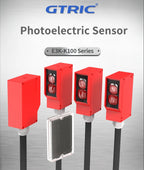 GTRIC Square Photoelectric Sensor Optic Infrared Switch Diffuse Reflection IP67 Waterproof 24-220V AC DC Universal 7m Distance