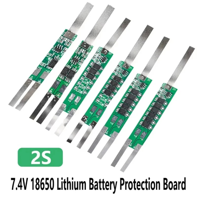 5-10pcs/lot BMS 2S 7.4V 2A 3A 4.5A 6A 7.5A 9A Li-ion Battery Protection Board for 18650 Li-ion Lithium Lipo Battery Cell