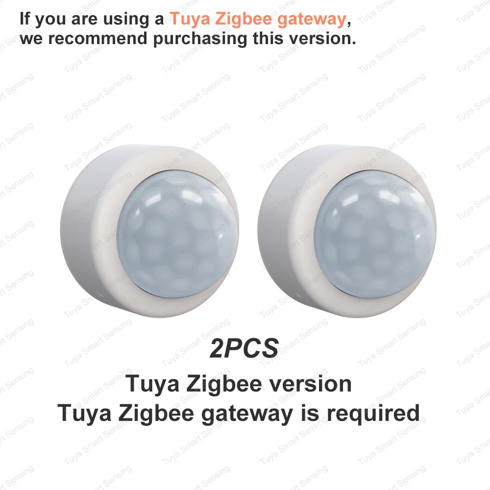 Zigbee PIR Motion Sensor Human Body Infrared Detector Home Security Alarm Movement Detection Sensor Works With ZHA Zigbee2MQTT