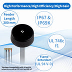 Quectel Multi-Band High-Gain 5G/GNSS Positioning 5-in-1 Combination Antenna 4G LTE MIMO GPS Dual-Band Antenna SMA 300mm Cable