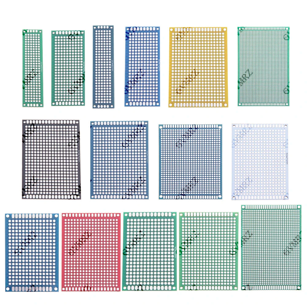 5x7cm/2x8cm/3x7cm/9x15cm/8x12cm Universal Through Hole Perfboard Double Sided PCB Prototype Board  Perfboard for DIY Electronics