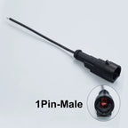 YanXi AMP 1/2/3/4/5/6 Pin Way Waterproof Electrical Auto Connector Male Female Plug with Wire Cable Harness For Car Motorcycle