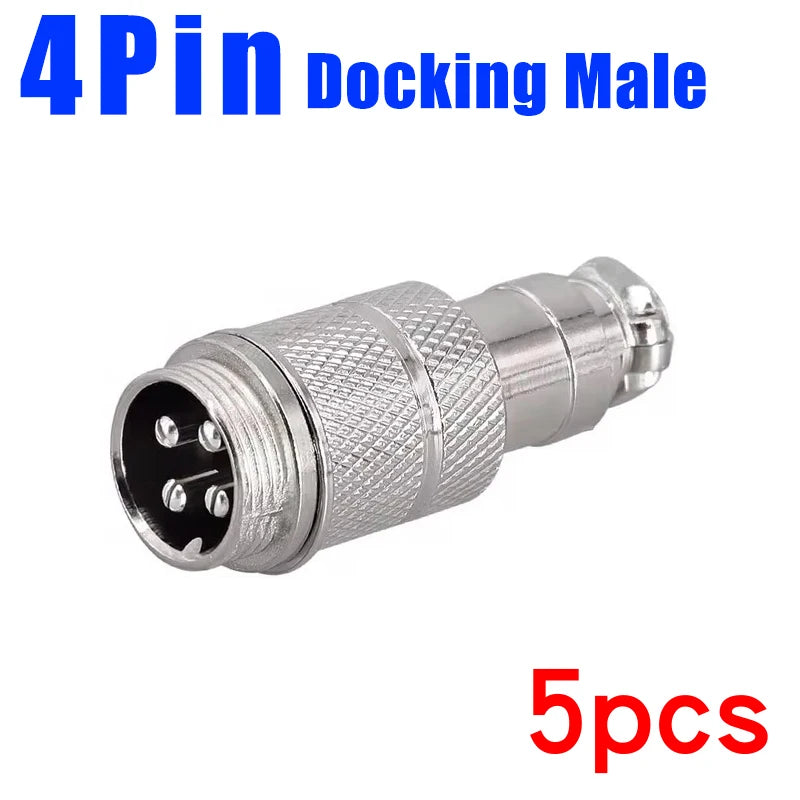 Aviation Plug GX12 GX16 GX20 Butt Soldering Socket 2/3/4/5/6/7/8/9/10Pin Wire Docking Connectors