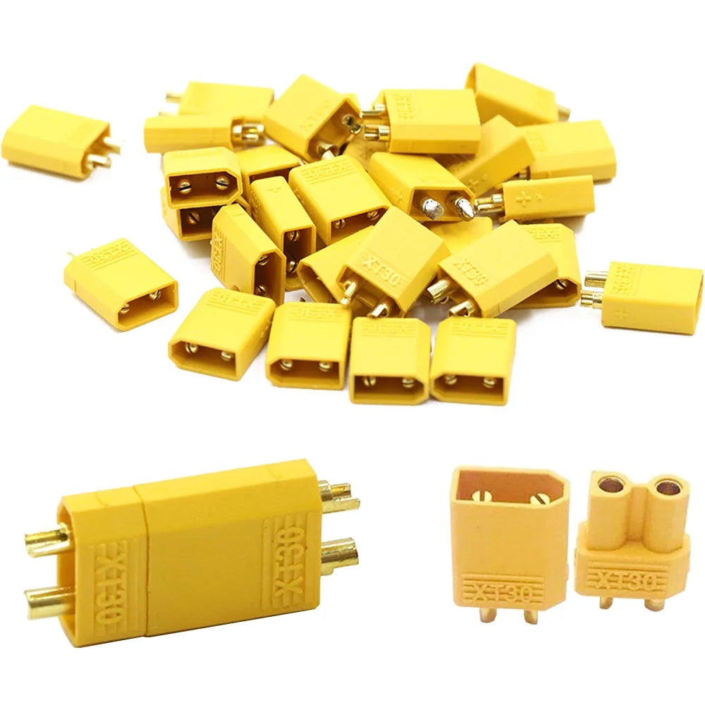 50pair/lot RC XT30 XT 30 Female Male Bullet Connectors Plug For RC Lipo Battery ESC Motor DIY Connector Toy Wholesale