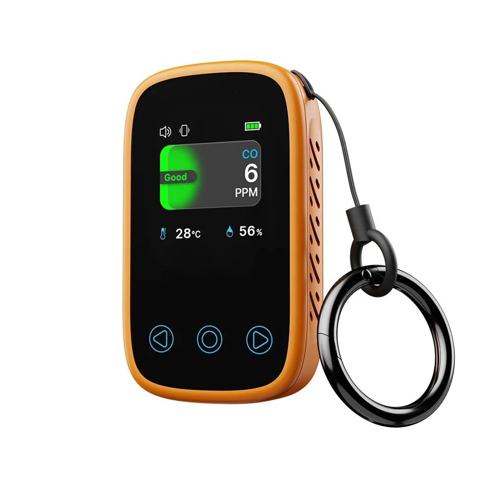 3 in 1 CO2 Air Quality Detector Carbon Dioxide Detector Gas Monitor CO Temperature Humidity Meter NDIR Sensor Type-C Charging
