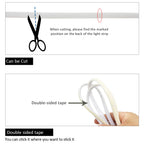AC220V COB LED Strip Light IP67 Waterproof Flexible Ribbon 2Pin Wire/EU Plug Tape Lamp 3000K/4000K/6000K Outdoor Linear Lighting