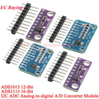 ADS1115 ADS1015 MCP4725 AD5593 ADS1110 ADS1118 ADS1120 ADS1220 MCP3421 SGM58031 PCF8591 Analog-to-Digital Breakout Board Module
