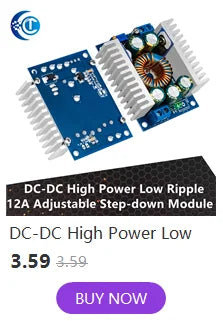 XL6009 Boost module 1.2-35V 20W Adjustable Power Supply Module for Arduino DIY