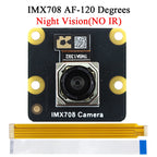 12MP IMX708 Camera Module Auto Focus Night Vision 75 120 Degree For Raspberry Pi 5 4 4B 3B+ ZERO 2 W CSI 22Pin 15Pin HD Webcam