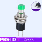 6PCS PBS-110 7MM Momentary Push Button Switch Press The Reset Switch Momentary ON OFF Push Button Micro Switch Normally Open