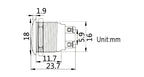 Screw Electronic Button Switch Metal Pressure Switch Waterproof Momentary Push Button 12v 240v Switches 12/16/19/22mm