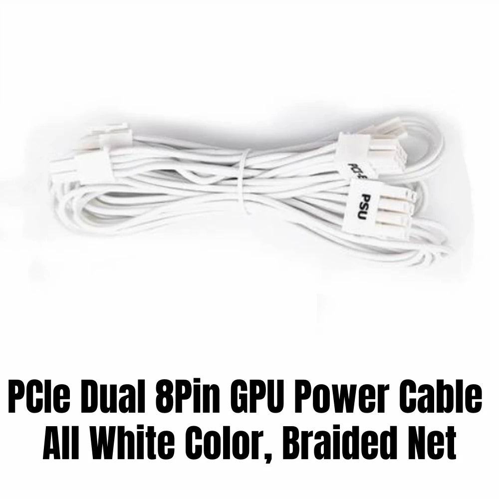 Modular Power Cable for ASUS ROG THOR/STRIX/TUF 750W 850W 1000W 1200W, 1600W PSUs, PCIe 8Pin, CPU 4+4Pin, SATA, Molex IDE, 24Pin