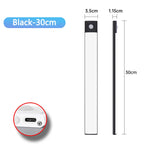 LED Bar Light Motion Sensor USB Rechargeable Led Cabinet Lights for Kitchen Wardrobe Cabinet Lighting 30cm/40cm/50cm Night Light