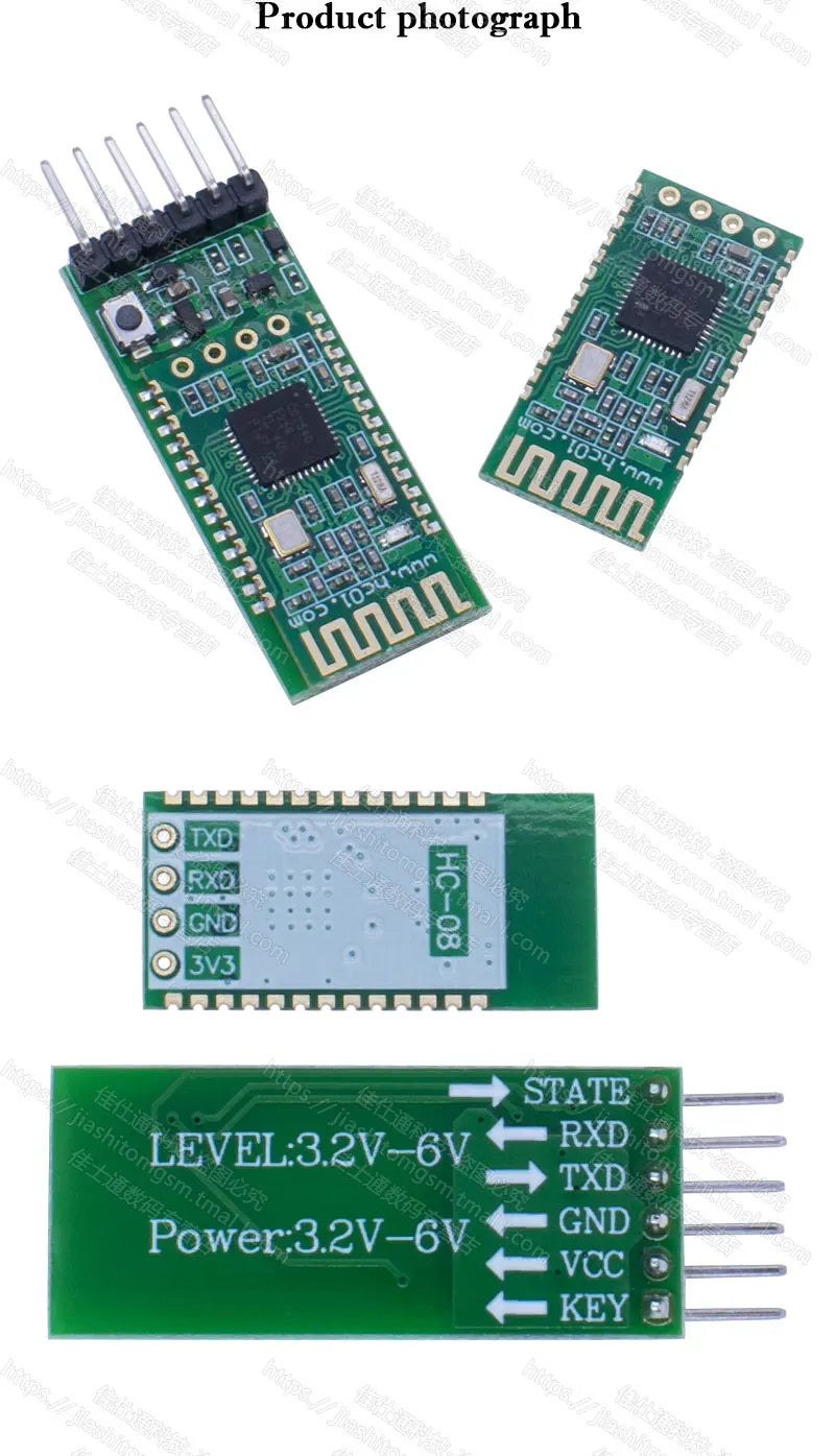 HC-08 Bluetooth Module BLE4.0 Master Slave CC2540 Wireless Serial Low Power Data Transmission