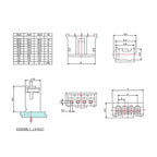 100PCS JST PH 2.0 2P 3P 4P 5P 6P 7P 8P 9P 10P 11P 12 Pin Header PH2.0 2mm Connectors Leads PH-AW PH-Y Curved Pins Male Shell