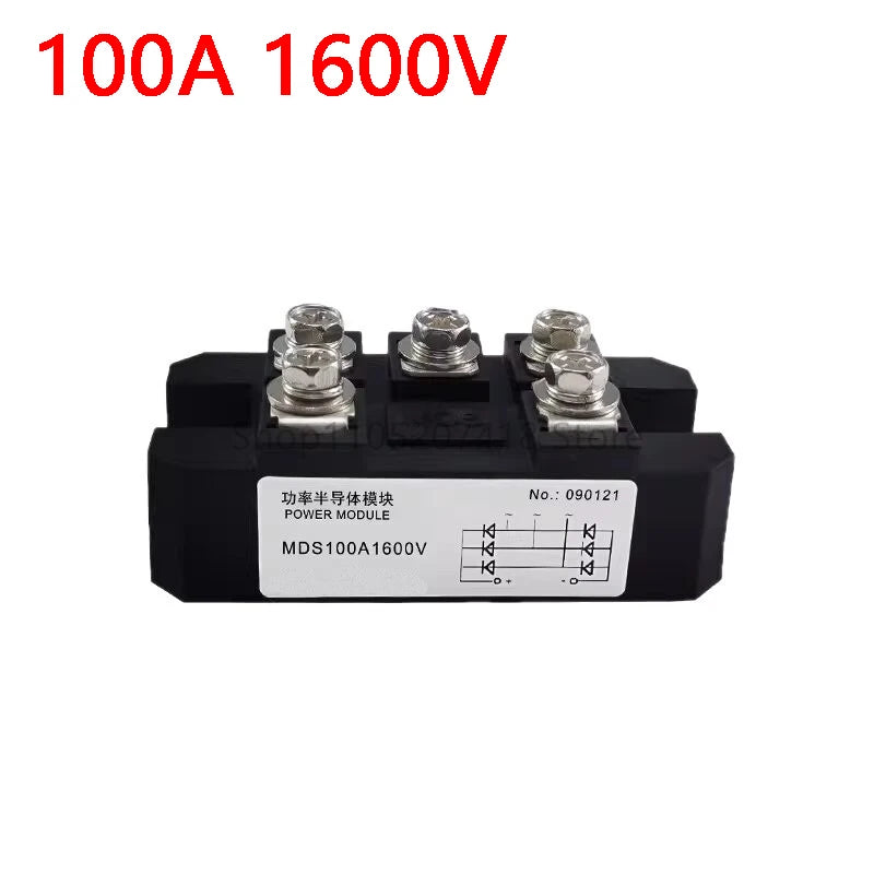 MDS 100A 150A 200A 1600V MDS100A1600V MDS150A1600V 3-Phase Bridge Rectifier Diode 150A Amp 1600V Heat sink HS2095 HS20150 AC-DC