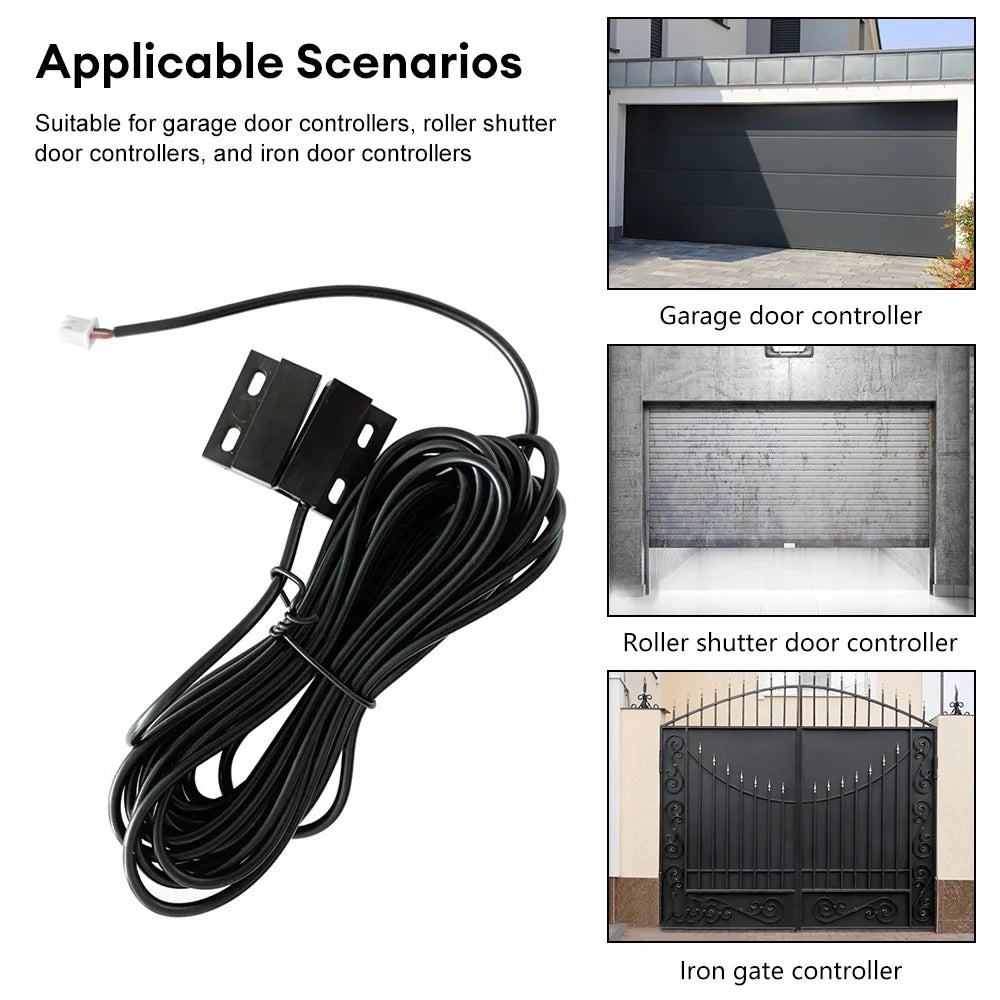 MC05 5M Wired Normally Closed Door Magnetic Detector Sensor Switch For Open Detector Iron Gate Waterpoof