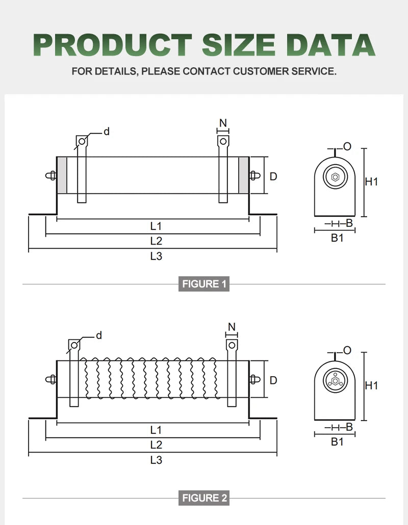 Power Ceramic Load Wirewound Fixed Resistor Rx20-25W50W100W150W200W Aging Painted Test Resistor 1Pcs