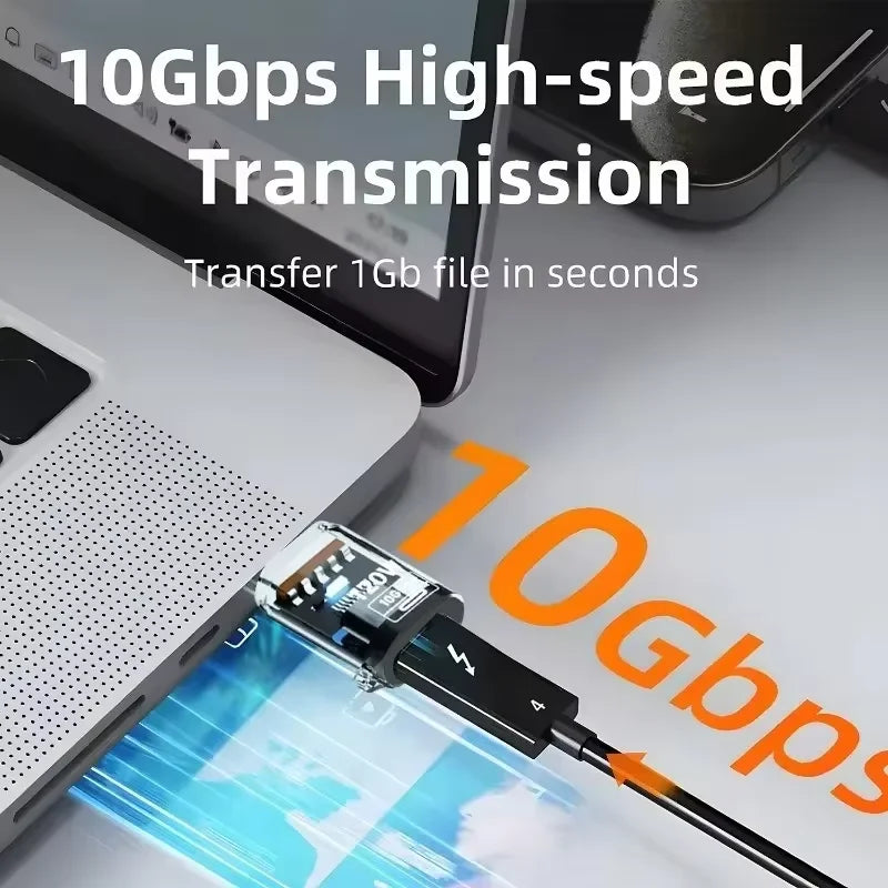 120W Fast Charging USB 3.2 to Type C Adapter OTG 10GB High Speed Data Audio Transfer For PC Tablet Xiaomi Huawei USB C Converter