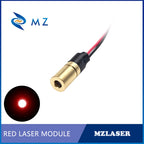 Compact Red Dot Laser Diode Module 650nm D6mm 0.5mW 1mW 5mW 10mW 3V Industrial Grade Spot Laser for Positioning Professional Use