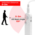 8MM COB Led Strip 5V with Motion Sensor Battery Powered 320LEDs/M Led Induction Night Light Warm White Red Ice Blue Green Yellow