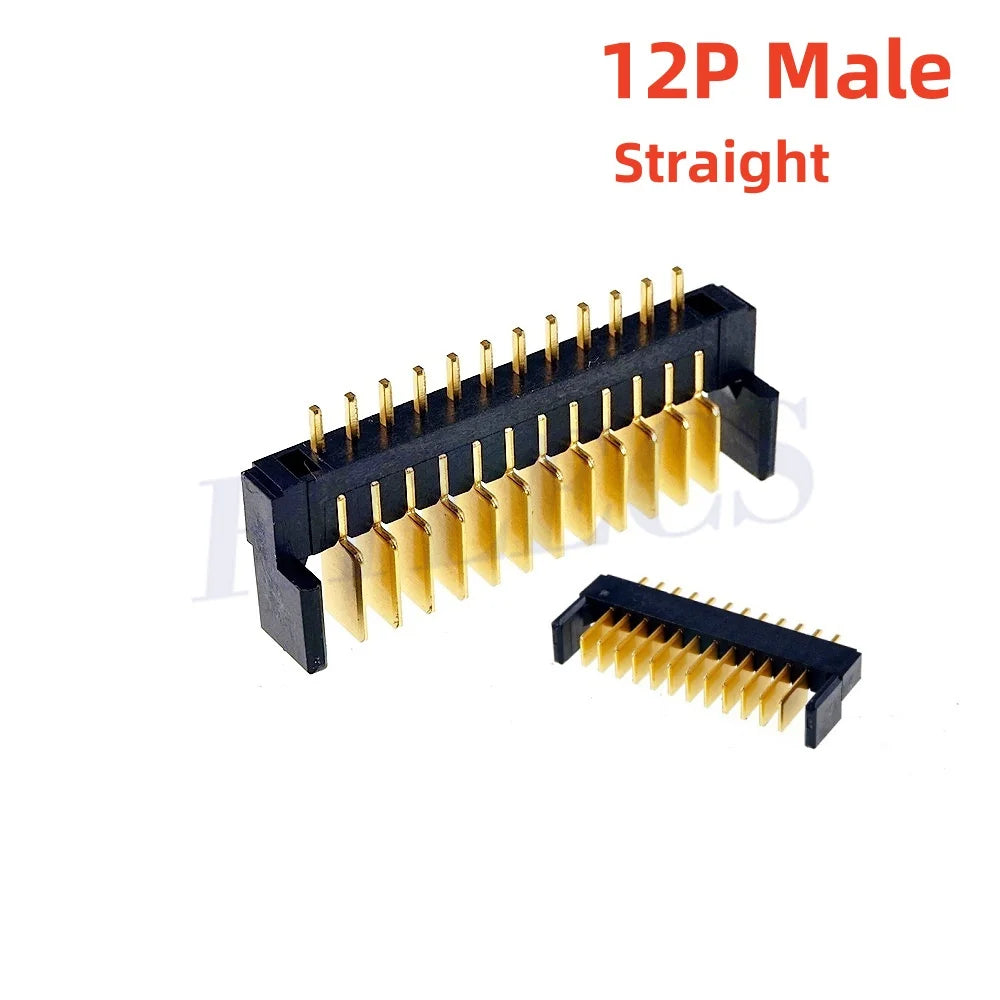 5 20Pcs Blade Male Battery Connector 2.0 MM Pitch 3 4 5 6 7 8 9 10 11 12 Position Right Angle Through Holes Straight PCB Header