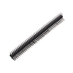 10Pcs 2.54mm 2*40Pin 90 degree Right Angle Double Row Male R/A 80 Pin Header Positive PCB Board Connector Pin Header
