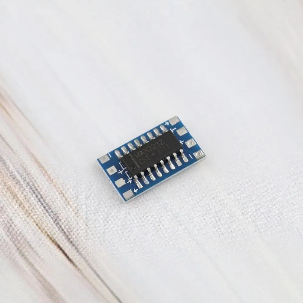 10PCS Mini RS232 MAX3232 to TTL Level Converter Serial Module Board Adapter 3~5V MAX3232 Breakout Board Computer Serial Adapters