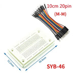 MB102 Breadboard Jumper Wire 400 Points PCB Bread Board Dupont Line Kit Male To Male/Female To Female/Male To Female 10/15/20cm