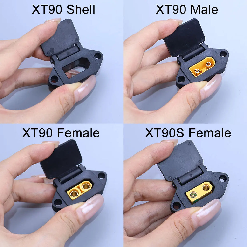 XT90 Male Female Power Charging Plug Shell XT90S Anti-fire Connector Electric Vehicle Lithium Battery Modification Interface