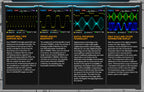 FNIRSI DPOX180H Handheld Dual Channel Digital Oscilloscope 180MHz-3DB 2 In 1 Function Signal Generator Fluorescence Display ZOOM
