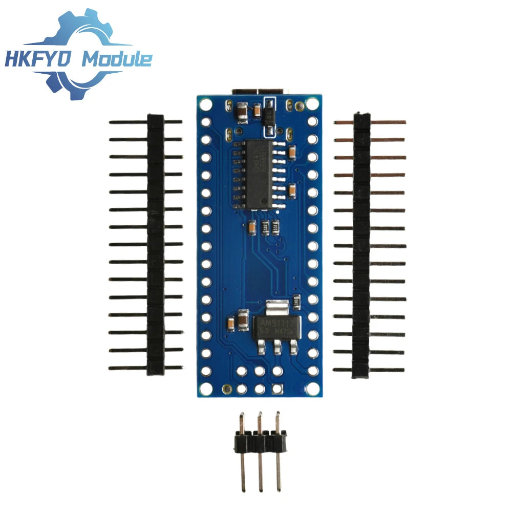 1-10pcs Nano 3.0 Compatible Controller – Arduino Bootloader, CH340 Chip, 16MHz ATMEGA328P/PB with Multi USB Interface