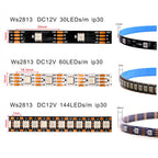WS2811 WS2812 WS2813 WS2815 DC 5V 12V Color-Changing Addressable and Programmable LED Light Strips for Colorful Lighting