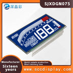 Wholesale Customization SJXDGN075 Wide Temperature Digital Display LCD Screen HTN Anti Glare Segment Code Screen for Motorcycles