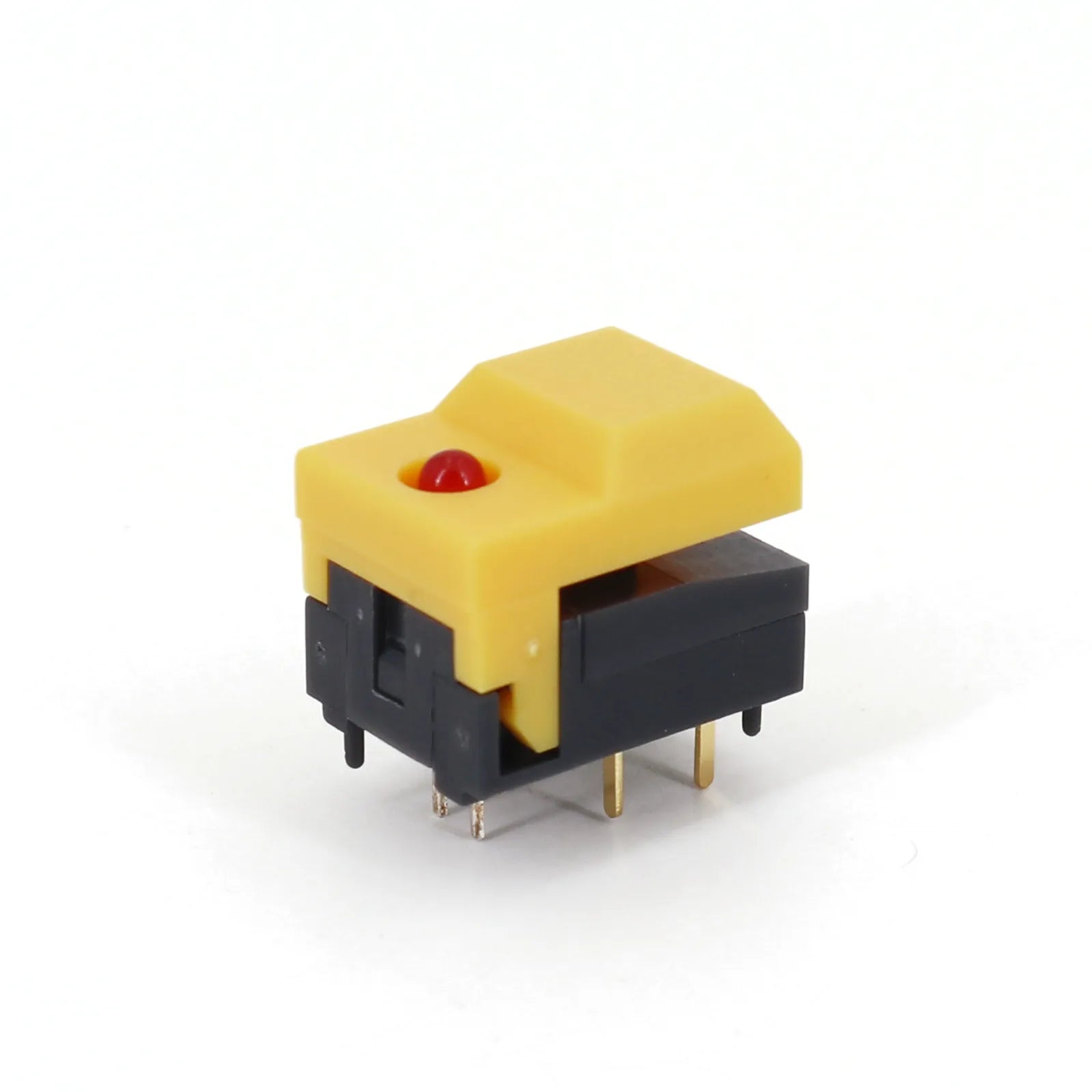 10Pcs PB86-A1 6Pin With LED Momentary SPDT Square Push Button Tact Switch for Stage Equipment Control