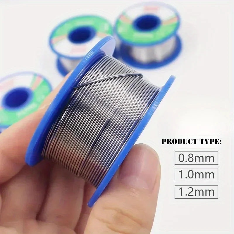 50g/1.76oz, 60/40 High-Quality Solder Wire Containing Rosin Resin, Flux Content 1.5-2.0%, Electronic Repair Soldering