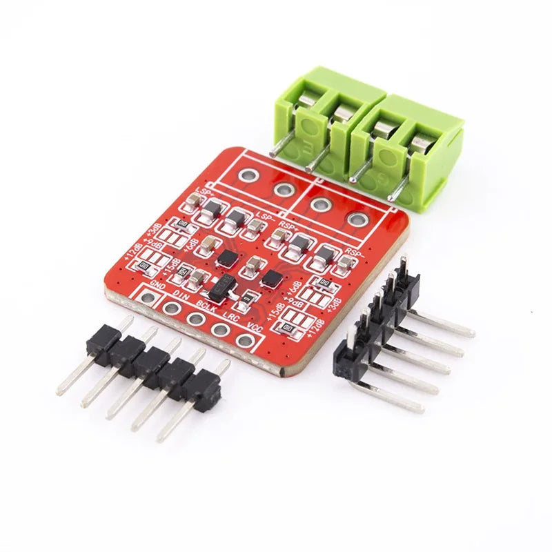 MAX98357A I2S Stereo Audio Amplifier Module 2.5V - 5.5V D-Class Amplifier Board with 8-Channel TDM Support