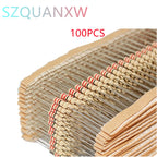 100pcs 1/2w 0.5W 5% Carbon Film Resistor 1R~1M 2.2R 10R 22R 47R 51R 100R 150R 470R 1K 4.7K 10K 47K 1 2.2 10 22 47 51 100 150 ohm