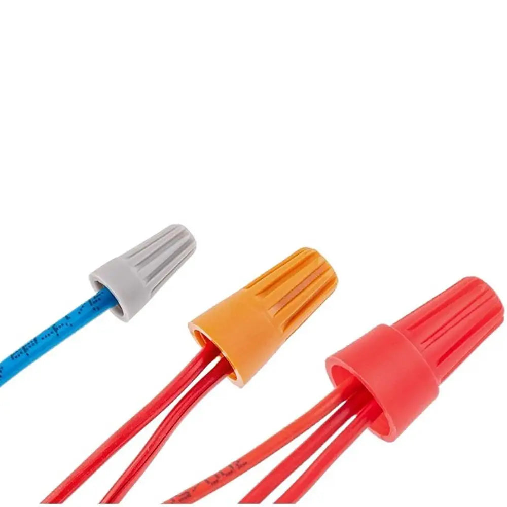 50PCS Colorful Electrical Insulated Crimp Twist Terminal Quick Wire Connector Nut Spring End Cap Connection