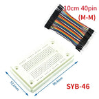 Breadboard Jumper Wire Dupont Line Kit MB102 ZY-204 400 Tie Points Solderless PCB Breadboard DIY Mini Test Protoboard Kits