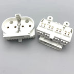 4pcs 2G11 UV Light Base PL H Tube Lamp Holder 2A 500V Fluorescent Lamp Socket Converter T110 Desktop Led Lighting Accessories