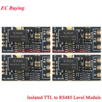 10Pcs/1pc Isolated TTL to RS485 Level Board Module Serial Automatic Reverse High Speed 2Mbps Half-duplex Communication Isolation